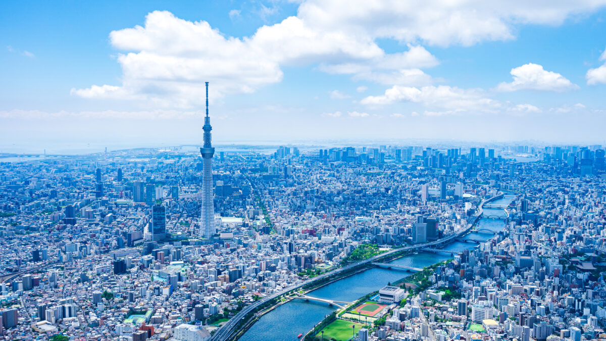 東京スカイツリーのある風景